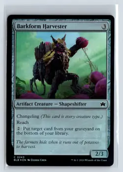 FOIL Barkform Harvester Bloomburrow - MTG Magic the Gathering Card - Image 1