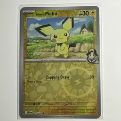 Ethan’s Pichu 071/182 Reverse Holo Card Destined Rivals DRI Pokemon TCG NM - Image 1