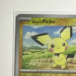 Ethan’s Pichu 071/182 Reverse Holo Card Destined Rivals DRI Pokemon TCG NM - Image 3