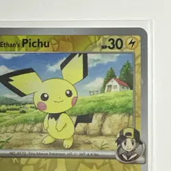 Ethan’s Pichu 071/182 Reverse Holo Card Destined Rivals DRI Pokemon TCG NM - Image 4