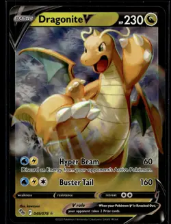 Dragonite V Ultra Rare Pokemon GO 049/078 NM - Image 1