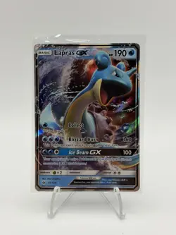 Pokemon TCG Lapras GX 35/149 Sun & Moon Base Set Ultra Rare Holo Near Mint - Image 1