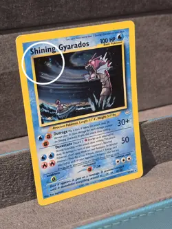Shining Gyarados 65/64 Neo Revelation Holo Pokemon Card NM-LP With Swirl🌀 - Image 1