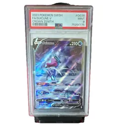 Pokemon Suicune V GG38 Crown Zenith Ultra Rare Holo Basic 210 HP English - Image 1