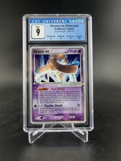 CGC 9 MINT Deoxys ex 99/107 Holo 2005 Pokemon EX Deoxys Pop 29 - Image 1