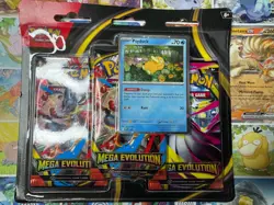 Pokemon TCG Mega Evolution 3 Pack Blister Psyduck Promo - New/Sealed - Image 2