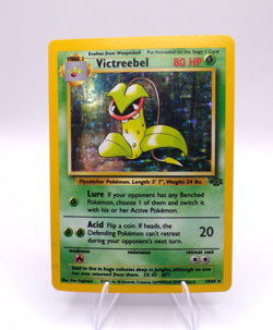 Pokemon Victreebel Jungle Holo Rare 14/64 80 English Pokemon TCG Card 1999 LP - Image 1