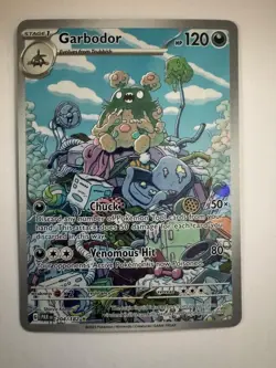 GARBODOR 204/182 PARADOX RIFT ILLUSTRATION RARE POKEMON NM/M SHINYA KOMATSU - Image 1