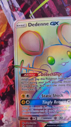 Dedenne GX (219/214) [Sun & Moon: Unbroken Bonds] LP Holofoil - Image 4