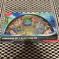 Pokemon TCG SV: Venusaur And Blastoise Ex Premium Collection Box - Image 1