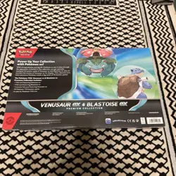 Pokemon TCG SV: Venusaur And Blastoise Ex Premium Collection Box - Image 2