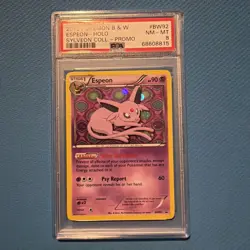 2013 POKEMON BW BLACK STAR PROMO ESPEON #BW92 HOLO PSA 8 NM #104679199 - Image 1