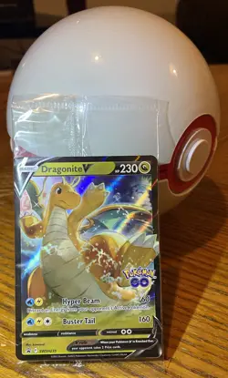 Pokemon TCG - Dragonite V SWSH235 + Dragonite VSTAR 236 Pokemon Go Promo SEALED - Image 1