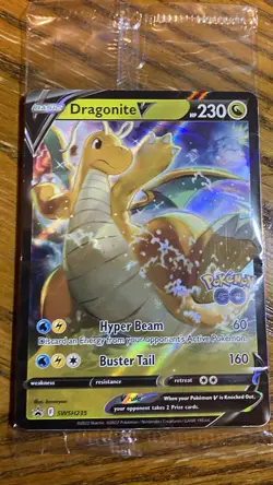 Pokemon TCG - Dragonite V SWSH235 + Dragonite VSTAR 236 Pokemon Go Promo SEALED - Image 2
