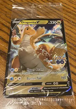 Pokemon TCG - Dragonite V SWSH235 + Dragonite VSTAR 236 Pokemon Go Promo SEALED - Image 3