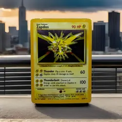 Zapdos - 16/102 - Holo Rare - Unlimited Edition English Pokemon Base Set - Image 1