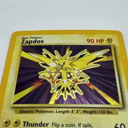 Zapdos - 16/102 - Holo Rare - Unlimited Edition English Pokemon Base Set - Image 5