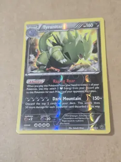 Tyranitar Holo Rare Reverse Holo XY - Fates Collide 56/124 LP Pokemon TCG - Image 1