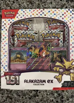 Pokemon TCG: Scarlet & Violet-151 Alakazam ex Collection Booster Box 820650855269 - Image 1