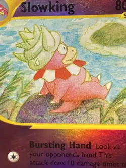 Pokemon TCG Slowking 034/147 Aquapolis Reverse Holo Rare LP Vintage 2002 - Image 2