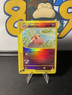Pokemon TCG Slowking 034/147 Aquapolis Reverse Holo Rare LP Vintage 2002 - Image 3