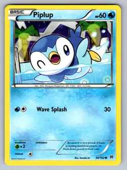 Piplup 36/162 Common XY - BREAKthrough NM - LP Pokemon TCG - Image 1