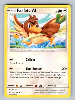 Farfetch'd 127/181 Uncommon SM - Team Up NM - LP Pokemon TCG - Image 1