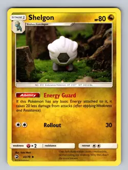 Shelgon 43/70 Uncommon Dragon Majesty NM Pokemon TCG - Image 1