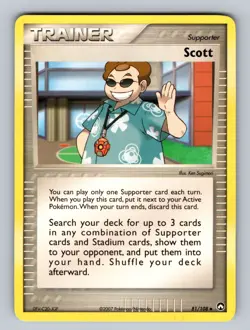 Scott 81/108 Uncommon Power Keepers NM - LP Pokemon TCG - Image 1
