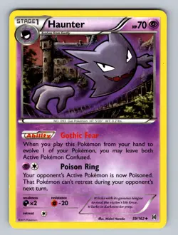 Haunter 59/162 Uncommon XY - BREAKthrough NM - LP Pokemon TCG - Image 1