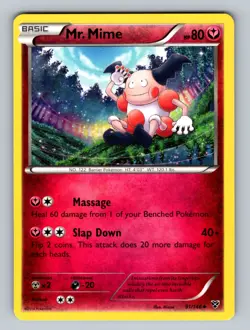 Mr. Mime 91/146 Uncommon XY Base Set NM - LP Pokemon TCG - Image 1