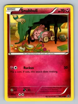 Snubbull 68/124 Common XY - Fates Collide NM Pokemon TCG - Image 1