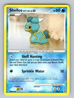 Shellos East Sea 106/132 Common Secret Wonders LP Pokemon TCG - Image 1