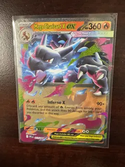 Pokemon Mega Charizard X EX 013/094 Phantasmal Flames Double Rare Holo 360HP - Image 1