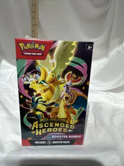 Pokemon Mega Evolution Ascended Heroes Booster Bundle Box 6 Pack Factory Sealed - Image 1