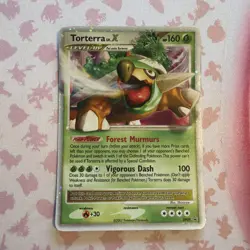 Torterra Lv.X DP09 Diamond and Pearl Black Star Promo Holo Pokemon TCG MP/LP - Image 1