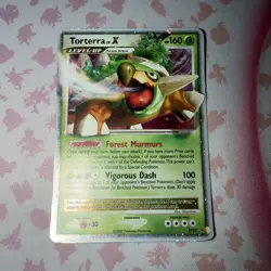 Torterra Lv.X DP09 Diamond and Pearl Black Star Promo Holo Pokemon TCG MP/LP - Image 2