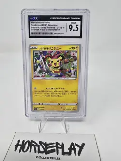 2022 Pokemon Japanese Promo Graniph Mischievous Pichu #214SP CGC 9.5 - Image 1