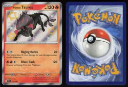 Paldean Tauros 111/091 Shiny Rare Paldean Fates Pokemon English NM - Image 3
