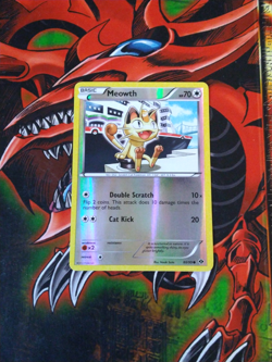 Meowth - 80/99 - Mirror Reverse Holo Promo - BW: Next Destinies Pokemon TCG LP - Image 1