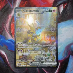Pokemon Alakazam EX 201/165 Scarlet & Violet 151 Special Illustration Rare - Image 2