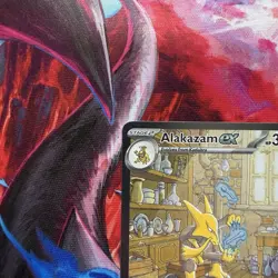 Pokemon Alakazam EX 201/165 Scarlet & Violet 151 Special Illustration Rare - Image 5