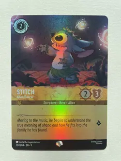 Disney Lorcana TCG Stitch - Alien Dancer EPIC 207/204 Fabled - Image 1