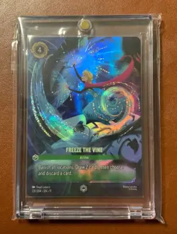 Disney Lorcana Freeze the Vine 231/204 Enchanted Winterspell NM - Image 3