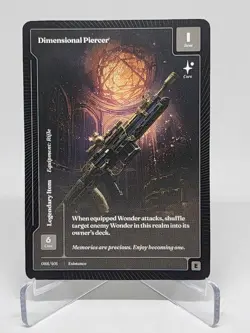 Wonders Of The First - Dimensional Piercer 88/401 EPIC Legendary Item! - Image 1