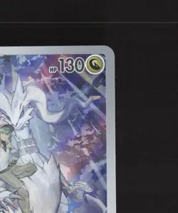 N's Reshiram 109/100 Korean Battle Partners Full Art Rare Holo Pokemon Card LP - Image 4