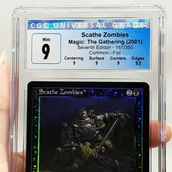 MTG - 7th Edition - Scathe Zombies - Foil - Graded - CGC 9 - Image 3