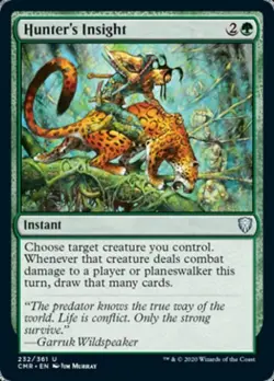 Hunter's Insight - Near Mint MTG Commander Legends - Image 1