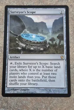 Surveyor's Scope MTG Commander 2013 262/356 Rare LP - Image 1