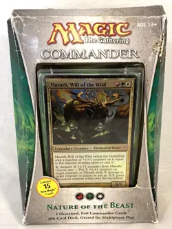 Magic the Gathering MTG Nature of the Beast 2013 Commander Deck *BOX DAMAGE* 653569832430 - Image 1